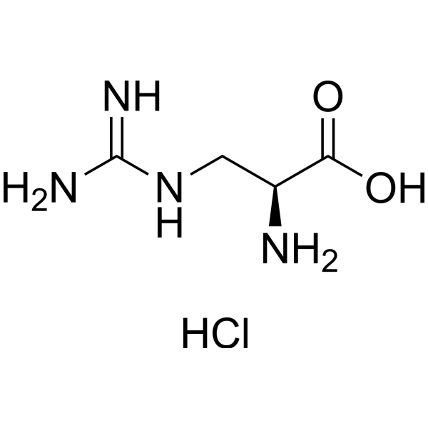 (S)-2-amino-3-guanidinopropanoic acid hydrochloride 1482-99-1